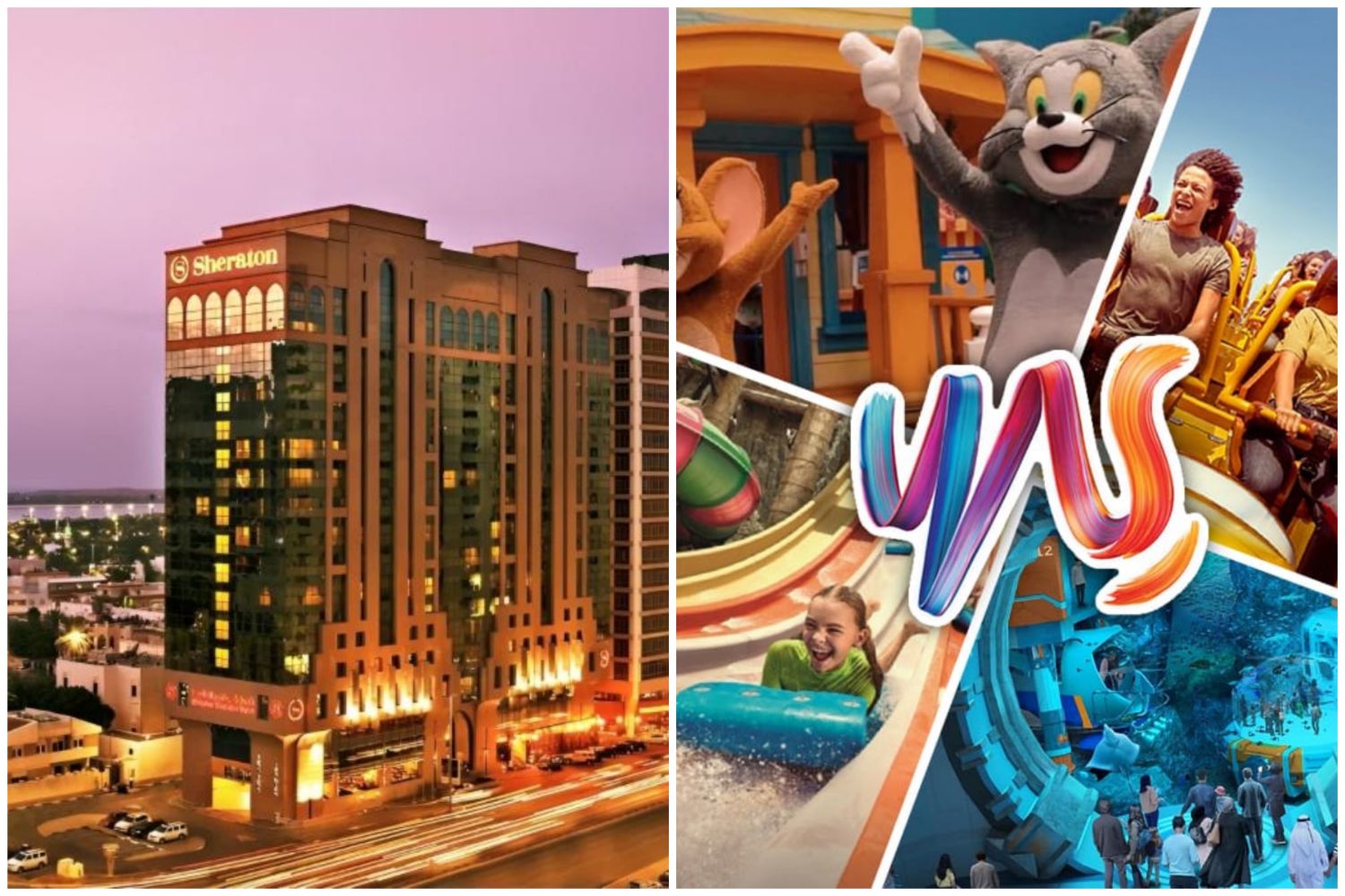 Staycation - Sheraton Al Khalidiya Hotel Abu Dhabi - 1 Night Stay with Yas Parks Access