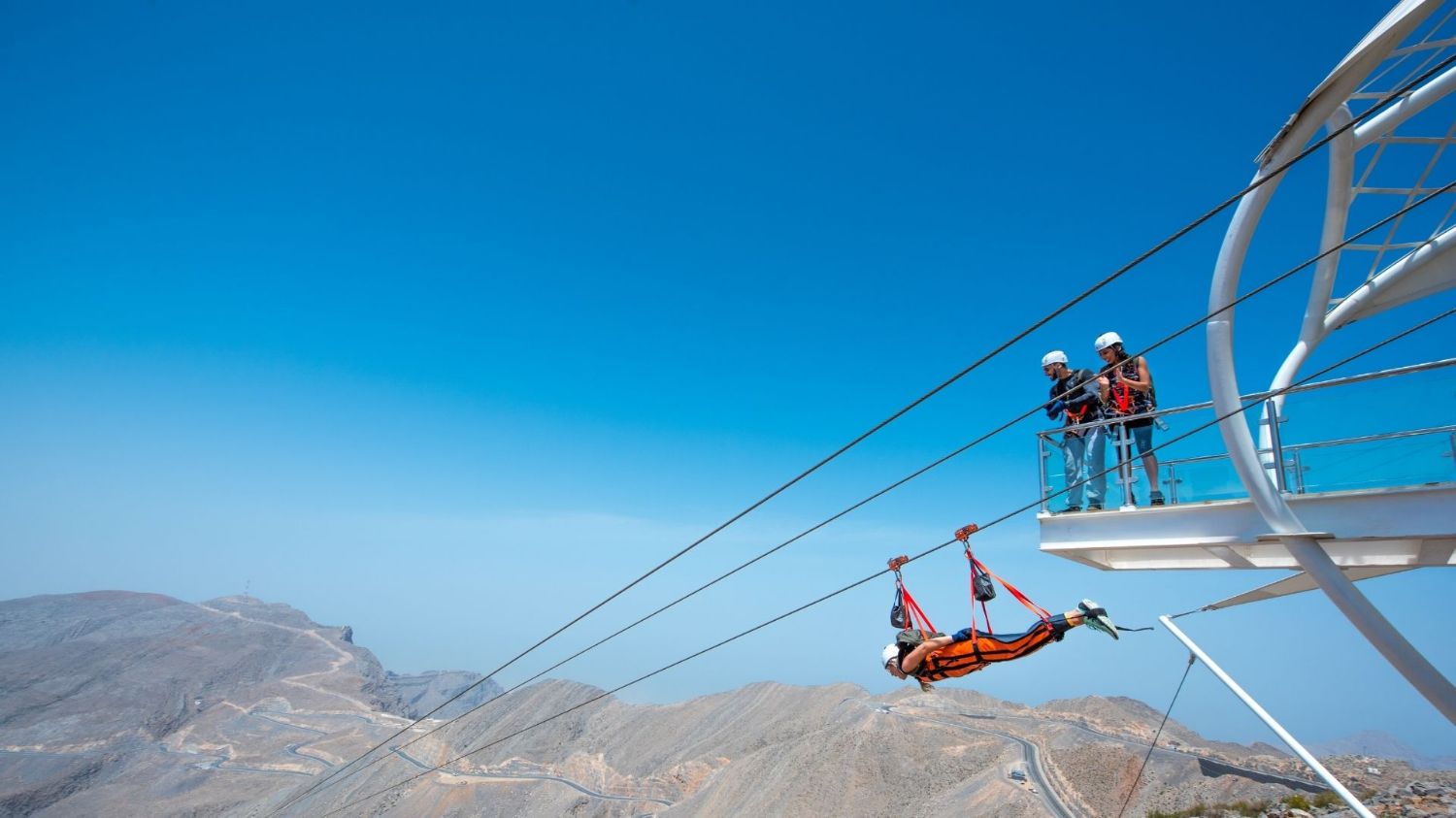 Jebel Jais Zipline Flight - RAK