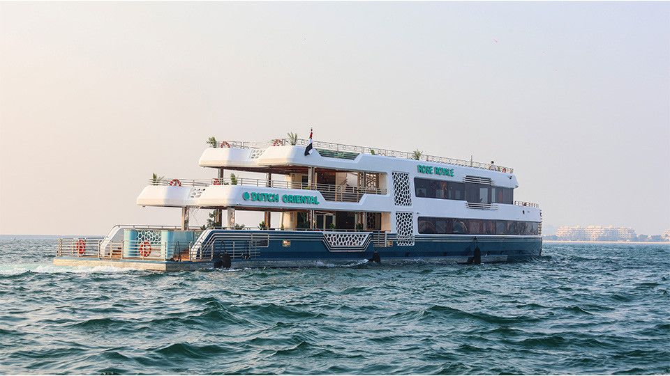 Rose Royale Dinner Cruise Yas Marina - Largest Mega Yacht in Abu Dhabi