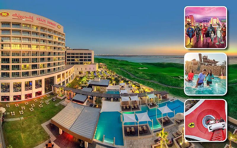 Crowne Plaza, Yas Plaza Mangroves by IHG or Yas Plaza Marina by IHG - Yas Island, Abu Dhabi - Staycation with Yas Theme Parks Access